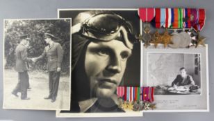 A WW2 group of 7 medals to Intelligence Officer Flight Lieutenant John H. Weaver R.A.F. comprising