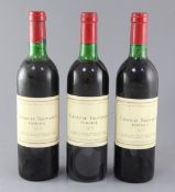 Ten bottles of Chateau Trotanoy, Pomerol, 1978.