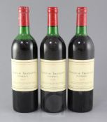 Twelve bottles of Chateau Trotanoy, Pomerol, 1978.