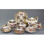 A Spode Imari pattern forty piece tea and coffee set, c.1815-20, each piece decorated in pattern