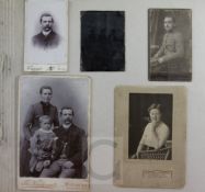 A 20th century German family photograph album, depicting family members, many in military uniform