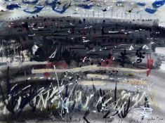 § John Piper (1903-1992)watercolour and mixed mediaFenny Stratford, Buckinghamshire, 1964 signed,