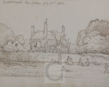 John Graham (1794-1879) - an album of 28 pencil, ink and wash sketches of Eastbourne and environs,