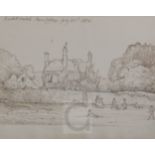 John Graham (1794-1879) - an album of 28 pencil, ink and wash sketches of Eastbourne and environs,