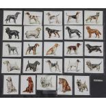 Four folio albums of cigarette cards on the theme of Wildlife, Dogs, etc., mainly full sets,