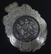 A Victorian silver badge for the Ancient Order of the Odd Fellows designed by Isaac Simmons,