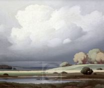 § Pierre de Clausade (1910-1976)oil on canvasPaysage de la Nievre, 1970signed, Stacy-Marks label