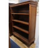 An Indonesian open bookcase, H.173cm