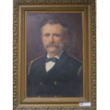 Robertsonoil on boardPortrait of Samuel Edward Froggatt (ex, fire service c.1910-20)signed60 x 40cm