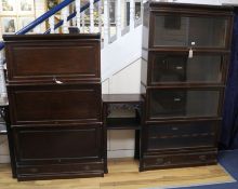 Two Globe Wernicke type bookcases, H.173cm