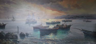 Carusioil on canvasItalian coastal scene