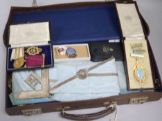 A collection of Masonic breast jewels and regalia relating to the Hortus Lodge (No. 2469),