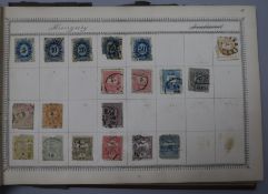 An album of stamps in nine album of stockbooks