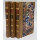Landor, Walter Savage - Imaginary Conversations of Literary Men and Statesmen, 3 vols, 8vo, half