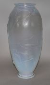 A large Sabino opalescent glass vase