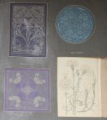 Artwork from V & A, Student Certificate 1870's, stamped