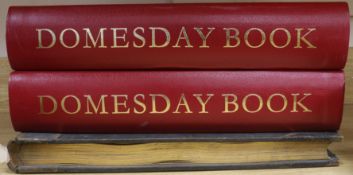 The Domesday Book, facsimile set in two vols, Alecto 1987 and an album of topographical photographs,