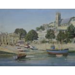 Donald Greig (1916-2009)oil on canvas'The Strand, Torquay'50 x 64cm