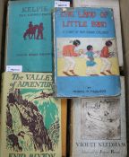 A collection of children's books by Enid Blyton and others, including The Christmas Book, The Castle