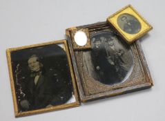 Four ambrotypes