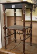 Attributed to E.W. Godwin. An oak side table