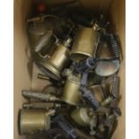 A quantity of brass blow torches