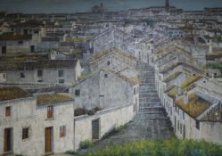 Varresoil on canvasSpanish Townsigned75 x 100cm