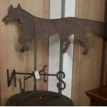 A weather vane, W.113cm