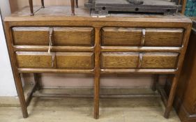 An oak sideboard, W.136cm