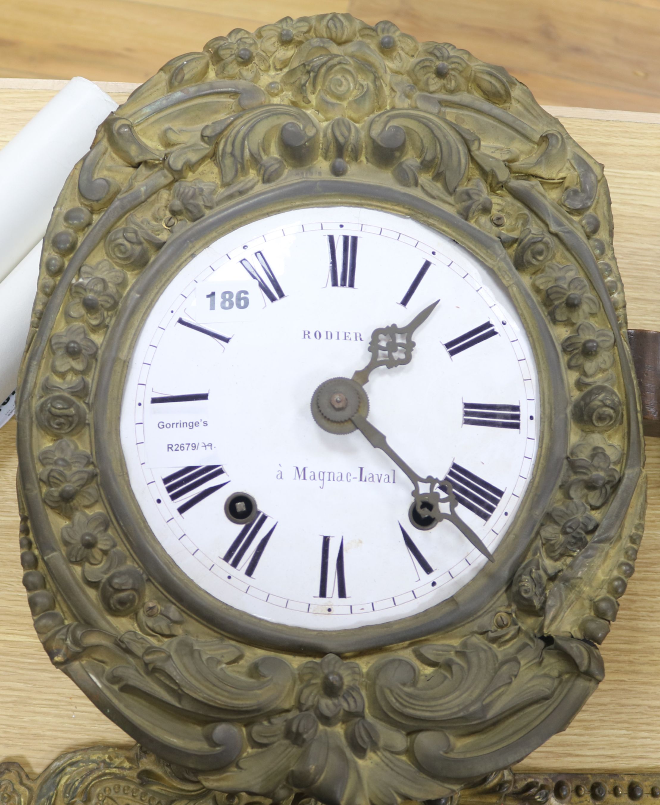 A French wall clock