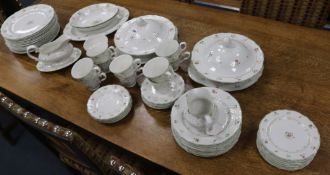 An extensive Royal Doulton 'Avignon' pattern dinner, breakfast and tea service, comprising: 14