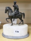 A French equestrian bronze 'Augustes' (a.f.)