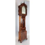 James Spencer of Colne. A George III mahogany eight day longcase clock, the arched silvered dial