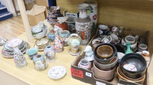 A quantity of Oriental ceramics