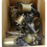 A quantity of brass blow torches