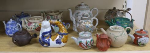 A quantity of Japanese teapots and other ceramics