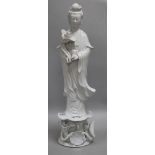 A blanc de chine Chinese figure