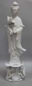 A blanc de chine Chinese figure