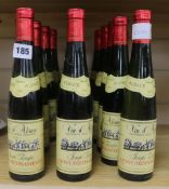 Sixteen half bottles 1989 Vin D'Alsace red wine