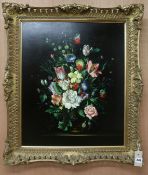 After Dutch Old Masteroil on panelStill life of flowers in a vaseindistinctly signed59 x 49cm