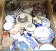 A quantity of Oriental ceramics