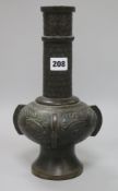 A Shang style bronze vase