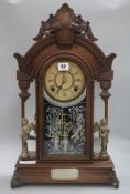An Ansonia mantel clock