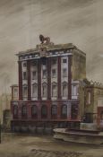 Barbara Mildred JoneswatercolourThe Brewerysigned and dated '44,55 x 37cm.
