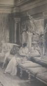 L. Alma TademaphotolithographVain Courtship signed in pencil and dated 190162 x 34.5cm