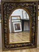 A large Ornate mirror H.139cm