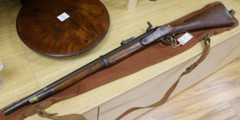 A Tower percussion musket, dated 1882