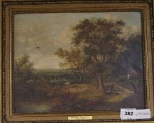 George Vincent (1798-1831)oil on canvasRustic landscape27 x 34cm