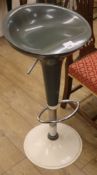 A 1950's vintage bar stool