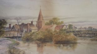 A StonewatercolourGreat Marlowsigned28 x 47cm.